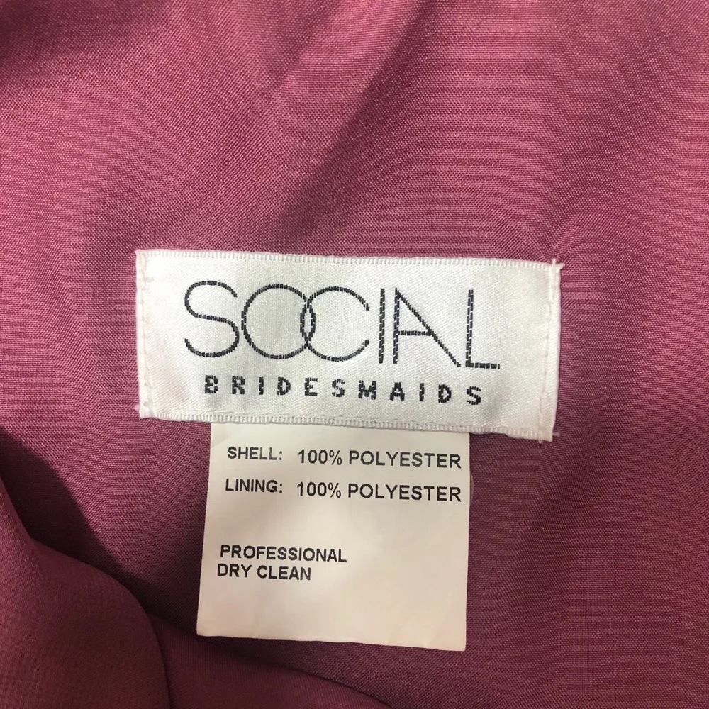 English Rose Bridesmaid Dress - Picture 2 of 12